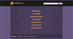 Desktop Screenshot of daxgamer.com